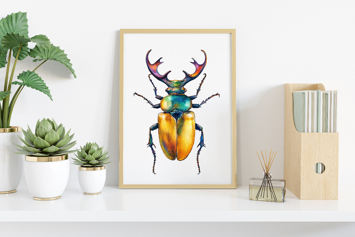 Watercolor Vintage Woodland Clipart, an Illustration by Canvas Craft (Photo 6 of 7)