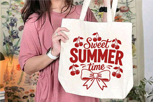 Sweet Summer Time PNG, Minimal, an Illustration by Designking