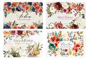 Watercolor Floral Bundle 90 in1, an Animal Illustration by whiteheartdesign (Thumbnail 41 of 50)
