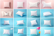 3D Pillow Mockup Picture Bundle, a Product Mockup by Forhadx5 (Thumbnail 4 of 6)