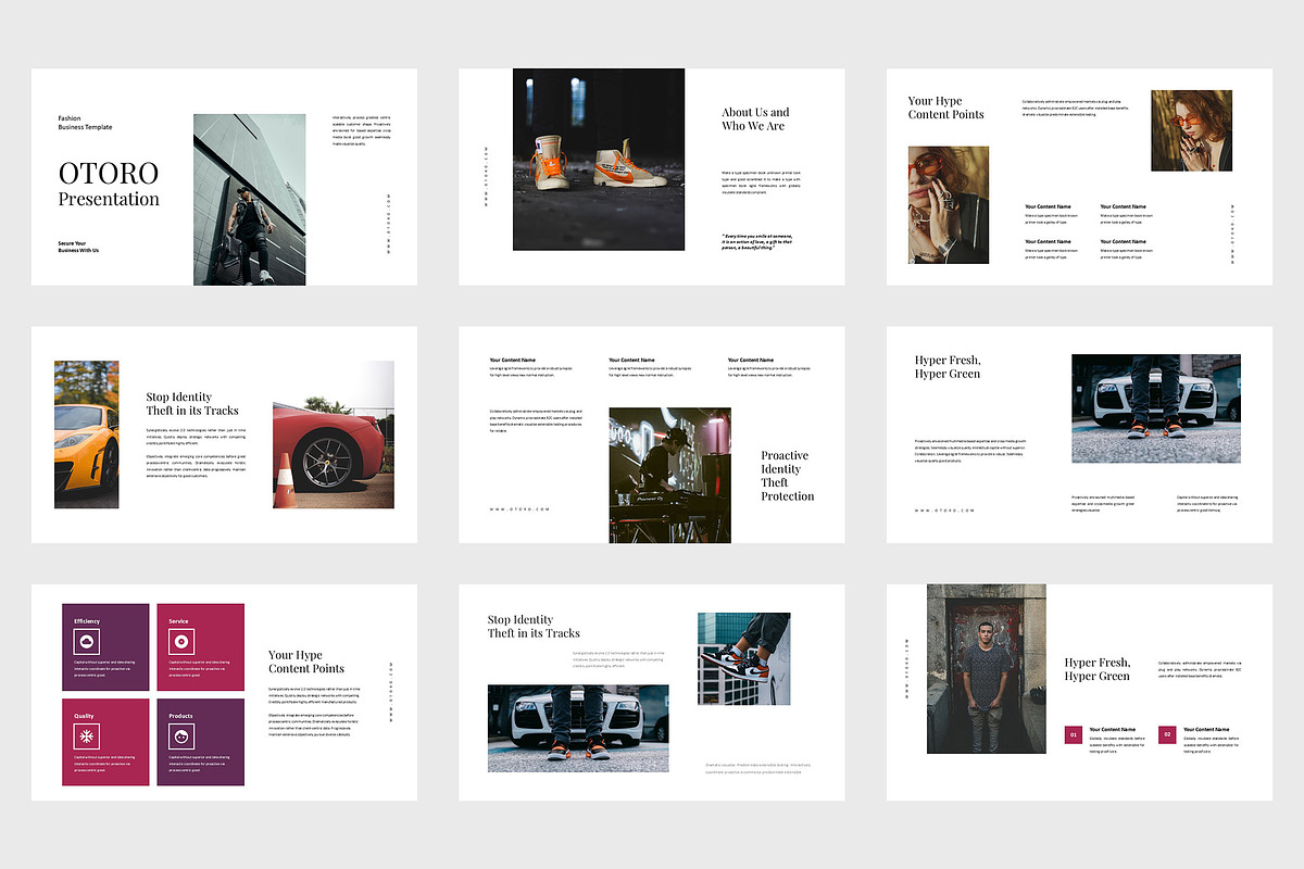 Otoro : Fashion Pitch Google Slides, a Presentation Template by Punkl Camp (Photo 2 of 9)