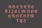Romanist || Blackletter Typeface, a Blackletter Font by Rochart (Thumbnail 3 of 10)