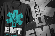 EMT - T-Shirt Design, a Healthcare Illustration by artnook (Thumbnail 2 of 6)