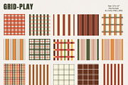 Autumn Plaid & Stripe Patterns, a Pattern Graphic by Essentially Nomadic (Thumbnail 10 of 12)