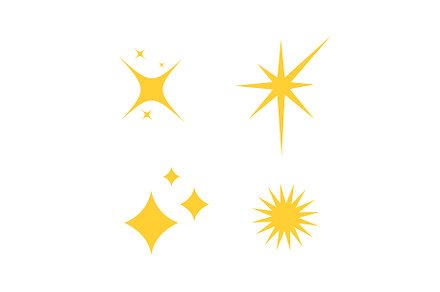 Shiny sparkles collection, an Object Illustration by Elen_Art
