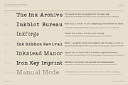 Typewriter Font Bundle – 33 Fonts!, a Slab Serif Font by HipFonts (Thumbnail 18 of 26)