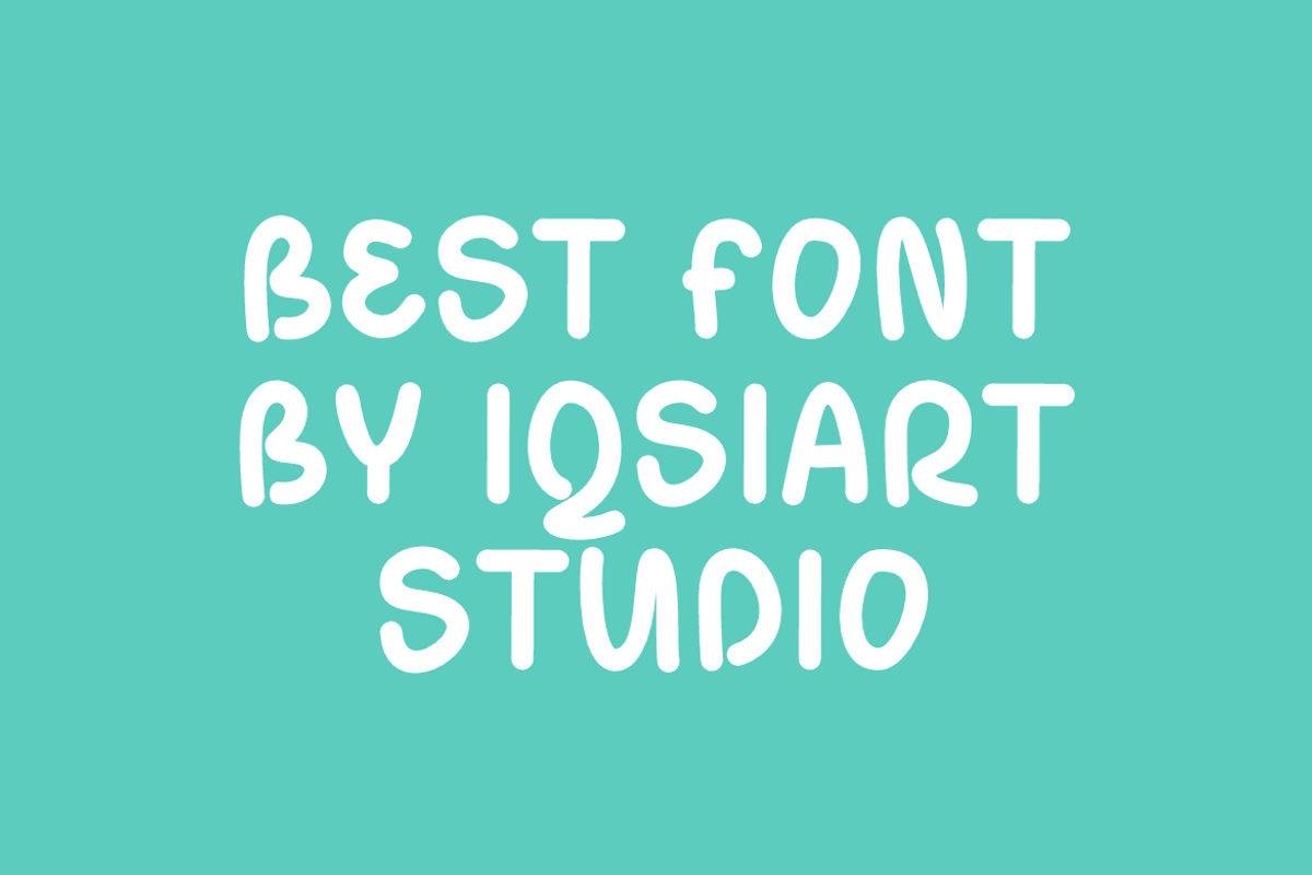 Chalk Haxego - Kids Font, a Sans Serif Font by Iqsiart Studio (Photo 3 of 6)