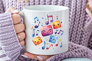 Musical Notes Clipart Bundle, an Illustration by DreamCafeArt (Thumbnail 8 of 9)