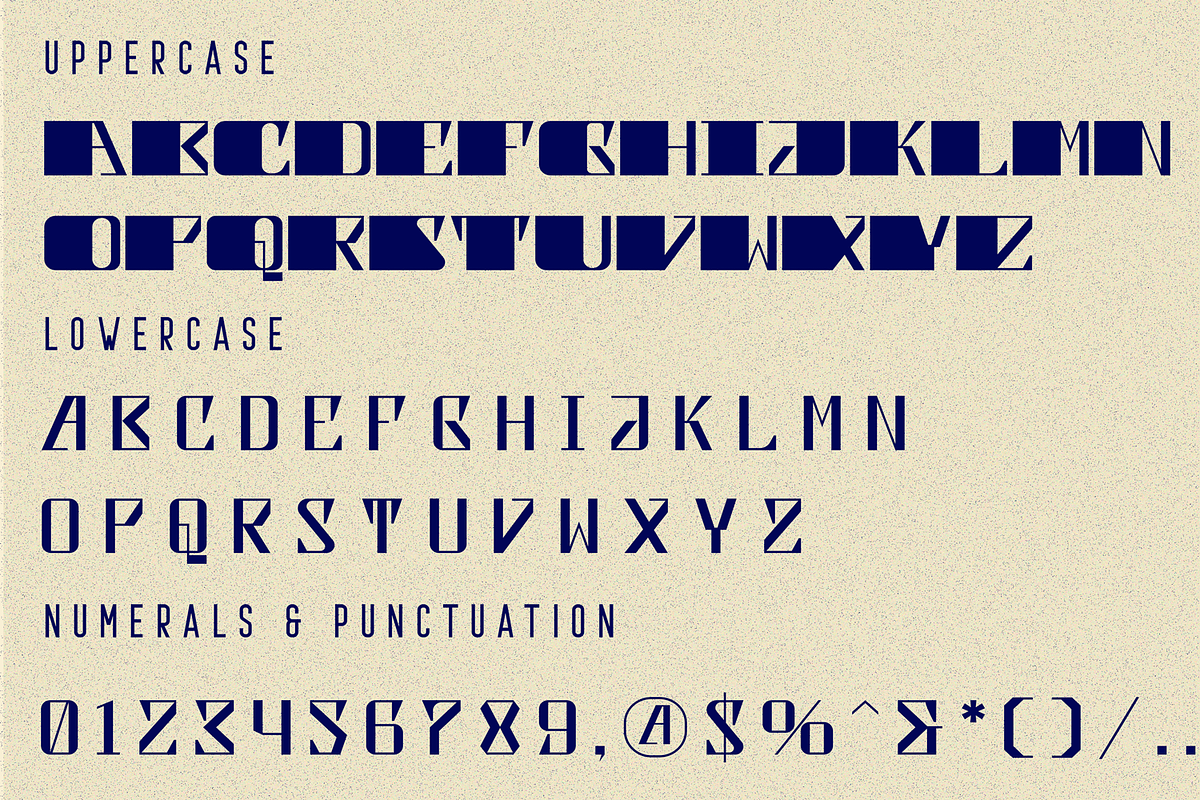 Surface Coverage - Art Deco Font, a Symbol Font by 177Studio (Photo 7 of 8)