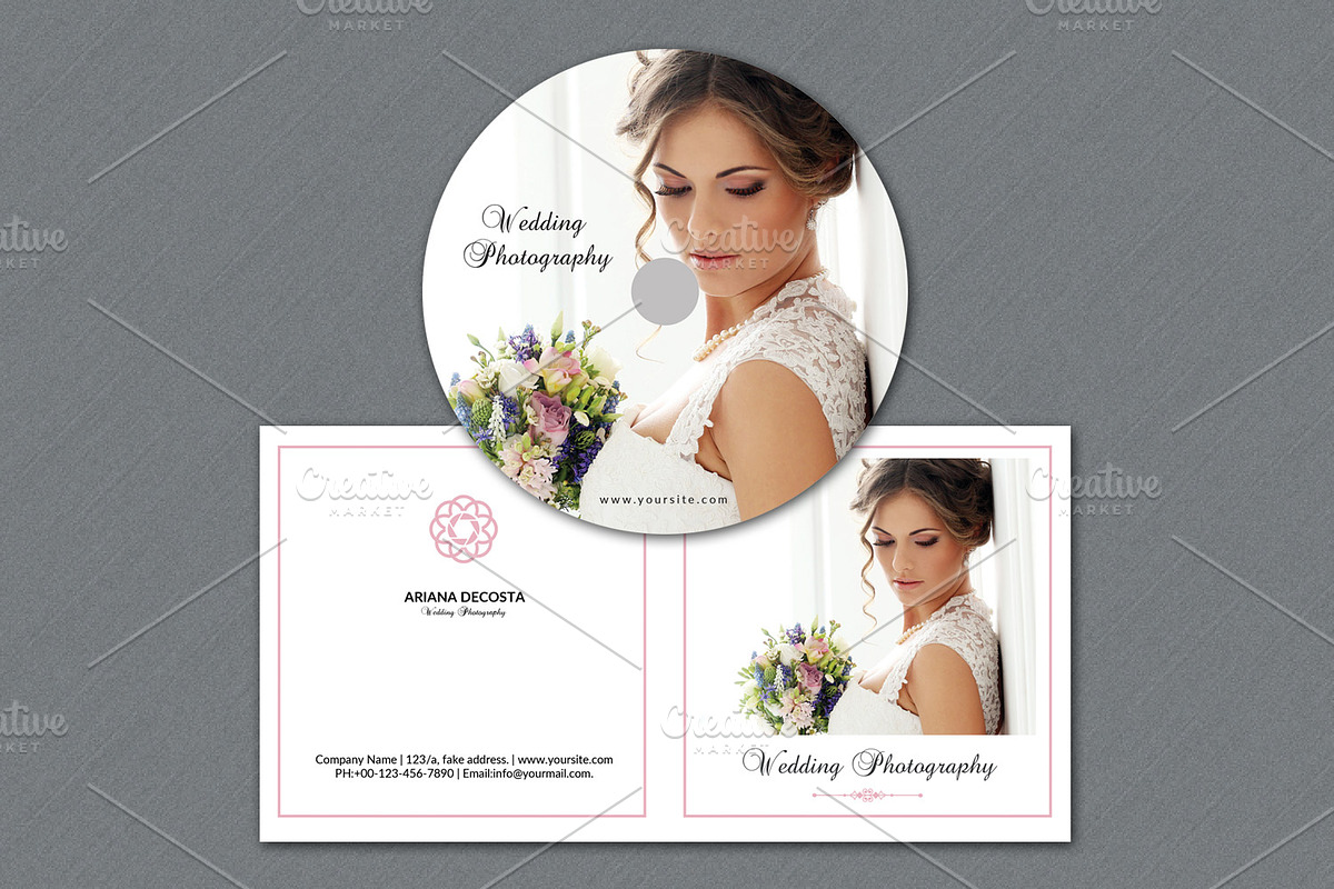 Photographer Cd Label & Cover-v332, a Stationery Template by Template Shop