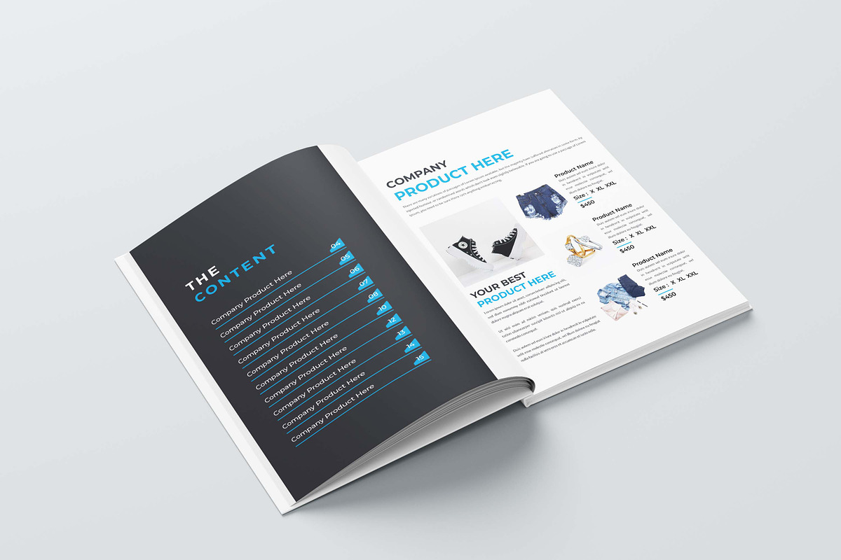 Product Catalog | MS Word & Indesign, a Flyer Template by obayes (Photo 3 of 9)
