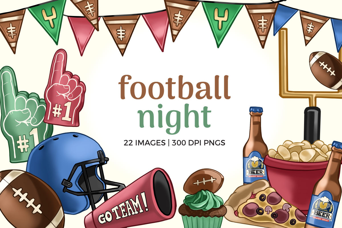 Football Game illustrations, a Sport Illustration by TheClipAtelier