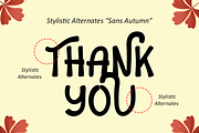 Sans Autumn - Display Font, a Sans Serif Font by Illushvara Design (Thumbnail 8 of 8)