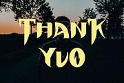 Stranger Through - Gothic Display, a Handwritten Font by Arendxstudio (Thumbnail 9 of 9)