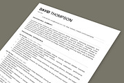 ATS Resume Template / Job Winning CV, a Resume Template by Anjum Ilyas (Thumbnail 6 of 7)
