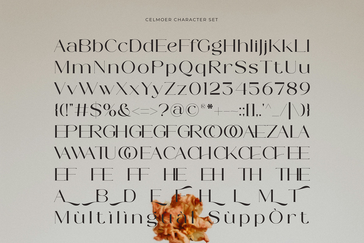 Celmoer - A Modern Luxury Serif Font, a Serif Font by Muflieart (Photo 9 of 10)