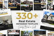 Black Gold Real Estate Instagram Kit, a Social Media Template by Everyday Perfection (Thumbnail 1 of 11)