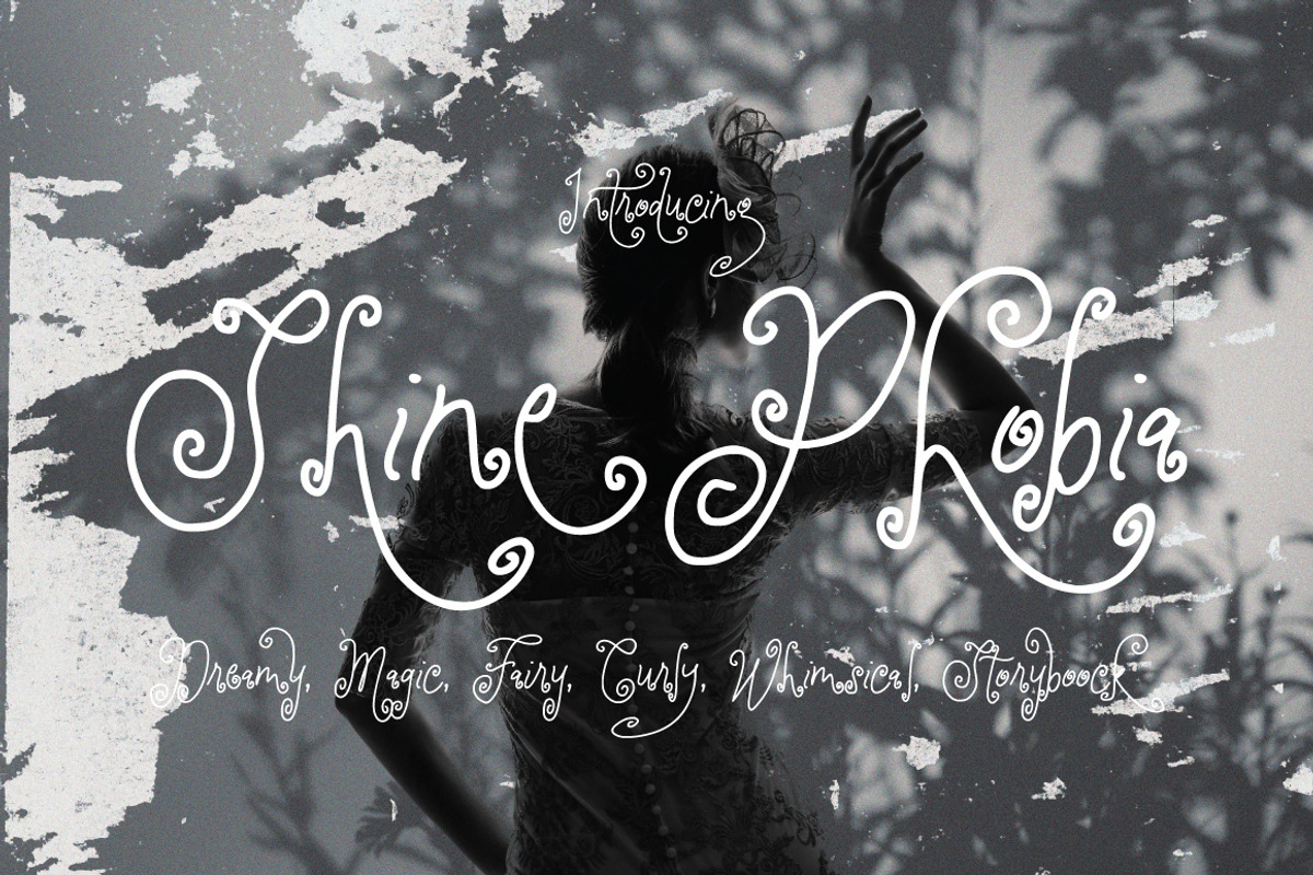 Shine Phobia - whimsical Font, a Handwritten Font by executypeStudio (Photo 1 of 15)
