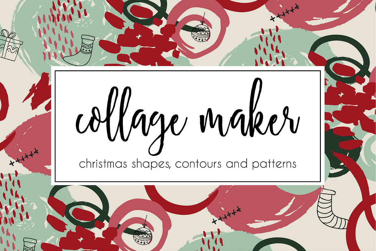 Christmas Clipart Pattern Bundle, a Background Graphic by Cozy pattern shop (Photo 10 of 23)