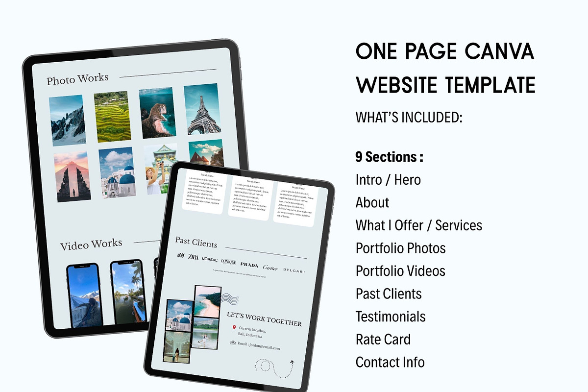 UGC Portfolio Website Template, a Websites & App Template by Sky and Stars (Photo 4 of 6)