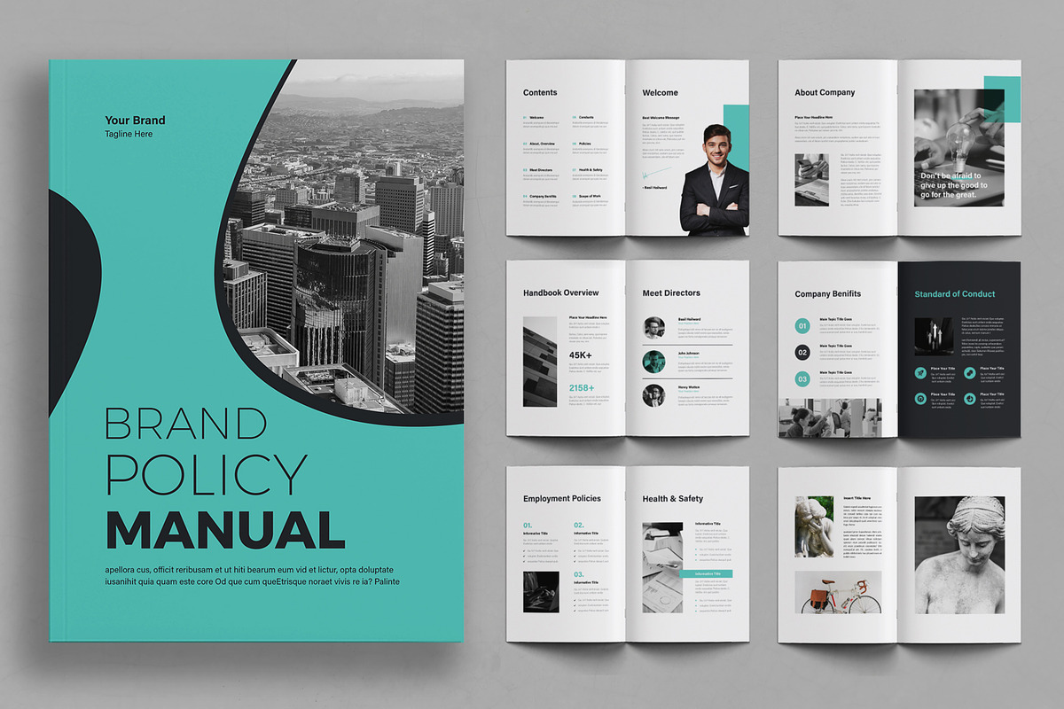 Modern Brand Guideline Bundle preview 2