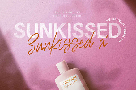 The Sunkissed x Font Duo, a Sans Serif Font by ReveryWorks