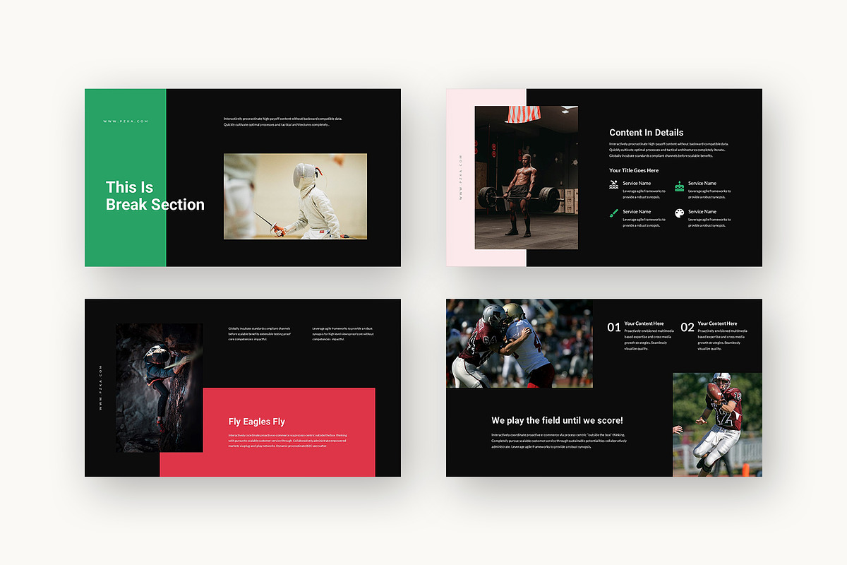 Pzka : Sports Brand Powerpoint, a Presentation Template by Punkl Camp (Photo 13 of 16)