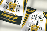 Folk Art Magic Show Flyer Template, a Flyer Template by Hole Hope Design (Thumbnail 3 of 5)