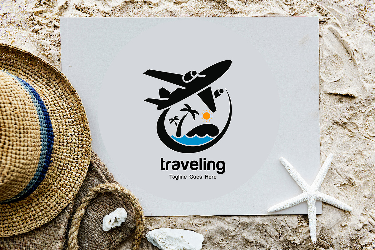 Travel Agency Logo Template, a Branding & Logo Template by YUDesignStore (Photo 7 of 7)