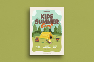 Kids Summer Camp Flyer