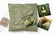Surreal Mermaids Digital Paintings, a Texture Graphic by rileyBgraphics (Thumbnail 6 of 8)
