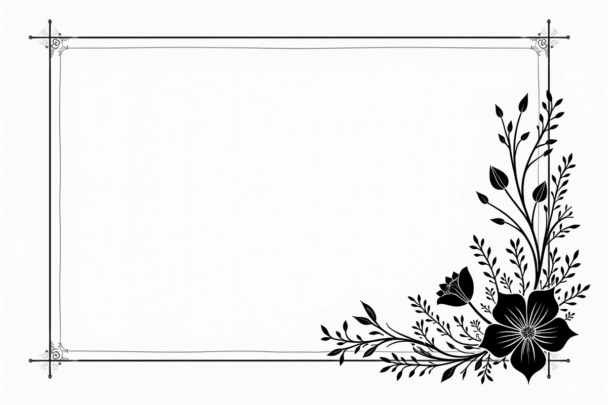 Floral Corner Border Bundle, an Illustration by Designs_River (Photo 5 of 9)
