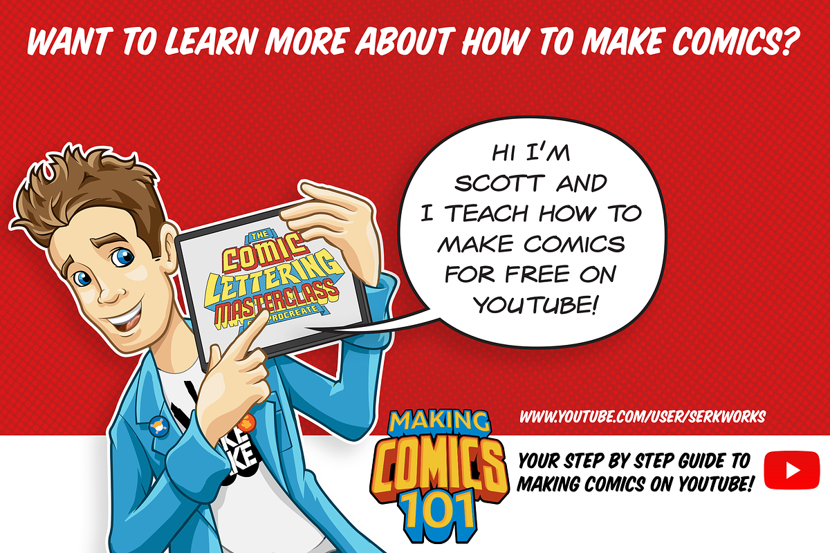 Comic Lettering Masterclass-Adobe, a Templates & Theme by Serkworks Art Labs (Photo 14 of 14)