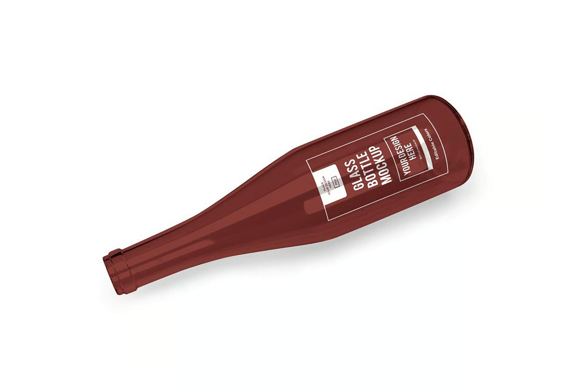 Glass Bottle Packaging Mockup, a Product Mockup by DesignRushMarket (Photo 4 of 11)