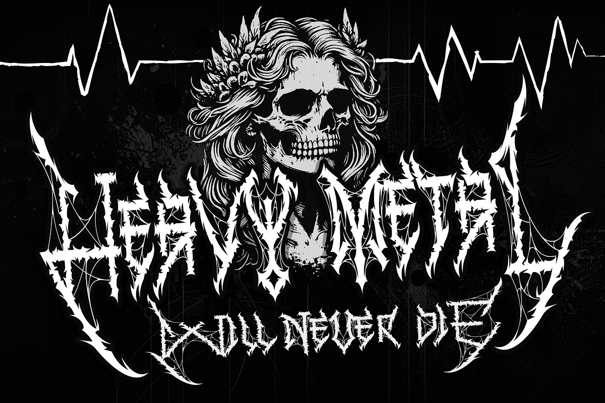 Metalico, a Blackletter Font by Letterara (Photo 4 of 12)