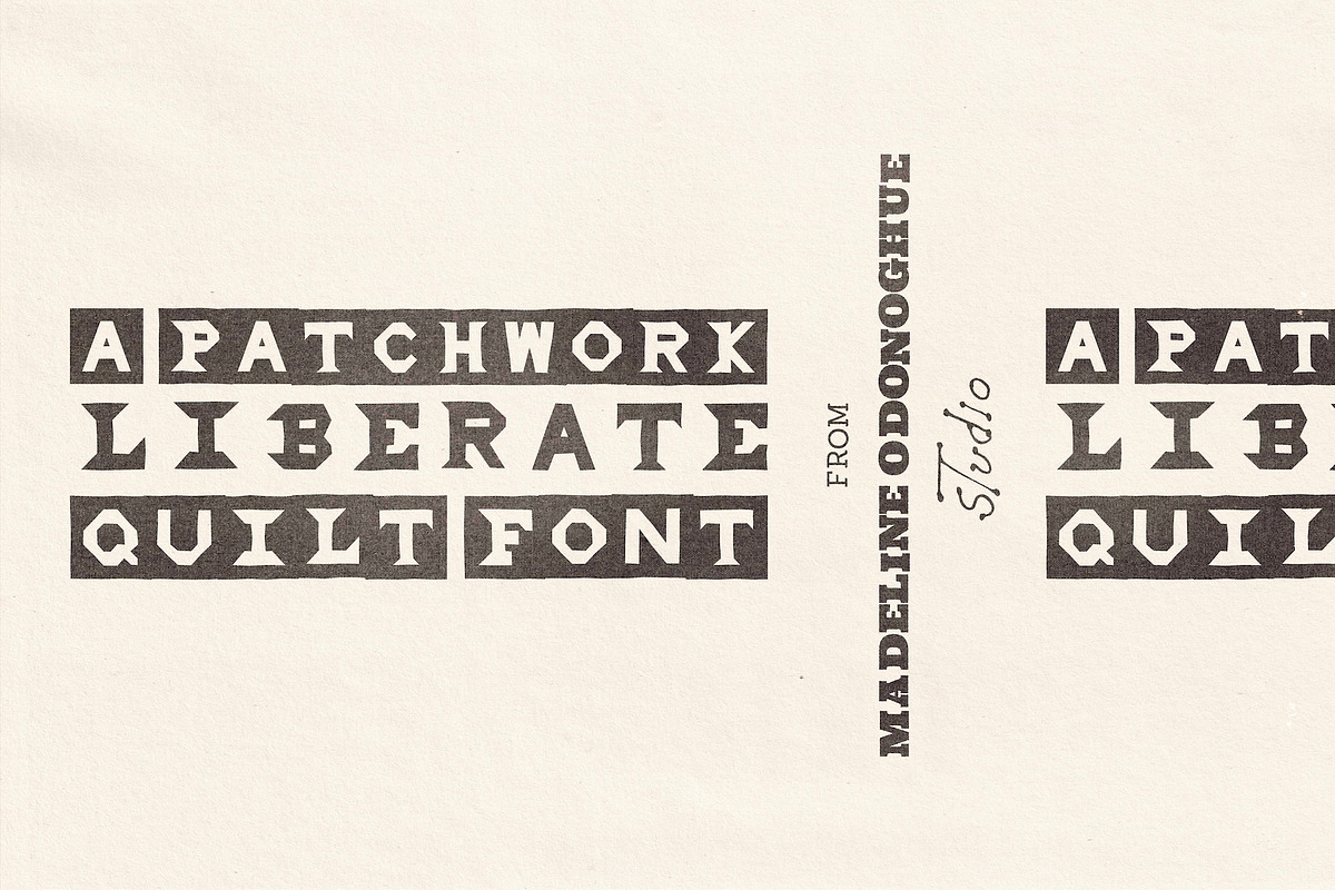Liberate Hand Crafted Font, a Handwritten Font by Madeline ODonoghue Design (Photo 1 of 5)