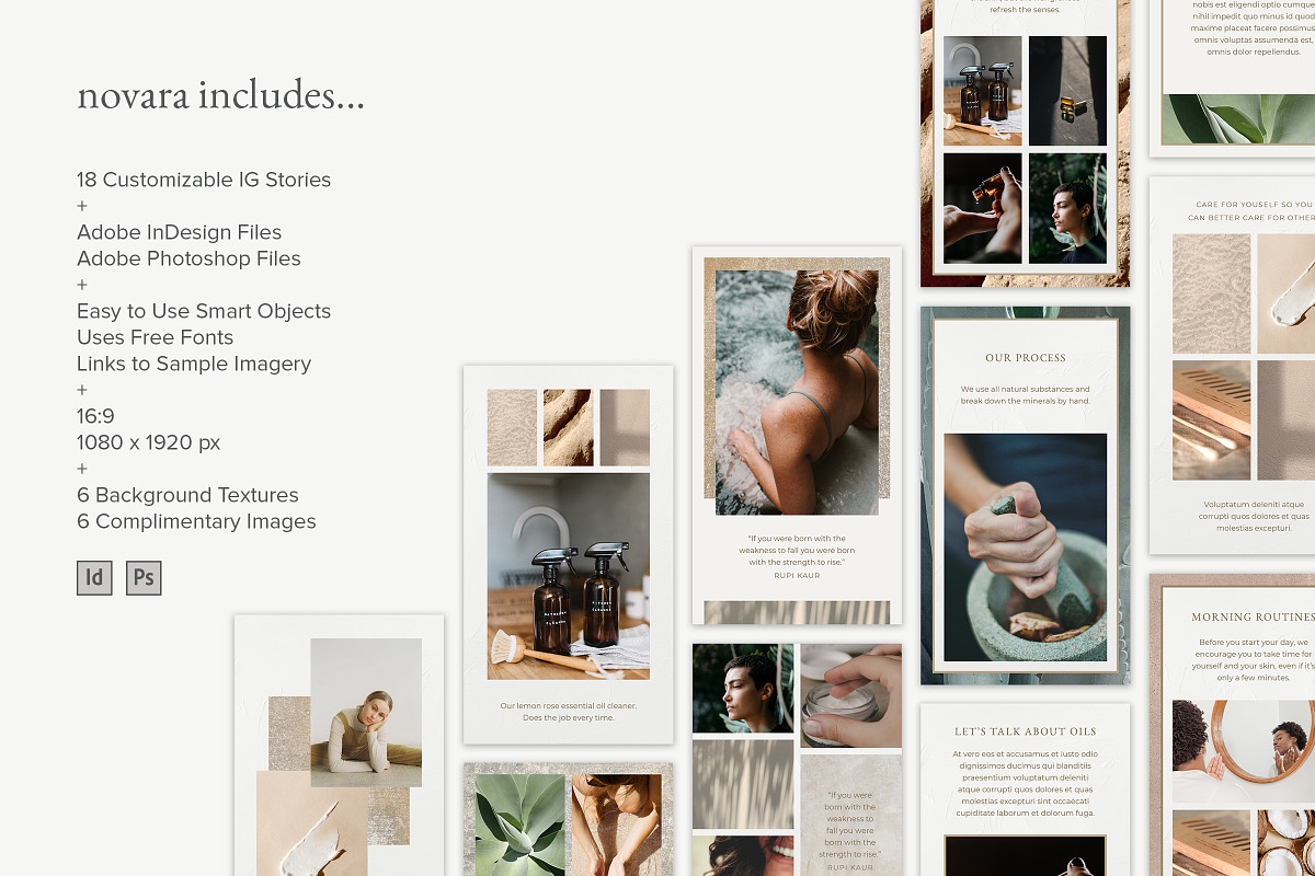 Novara Instagram Stories, a Social Media Template by Space Between (Photo 2 of 6)