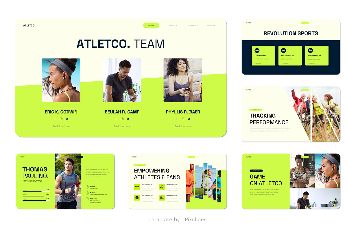 Sport Apps Keynote, a Presentation Template by Pixslides (Photo 3 of 4)