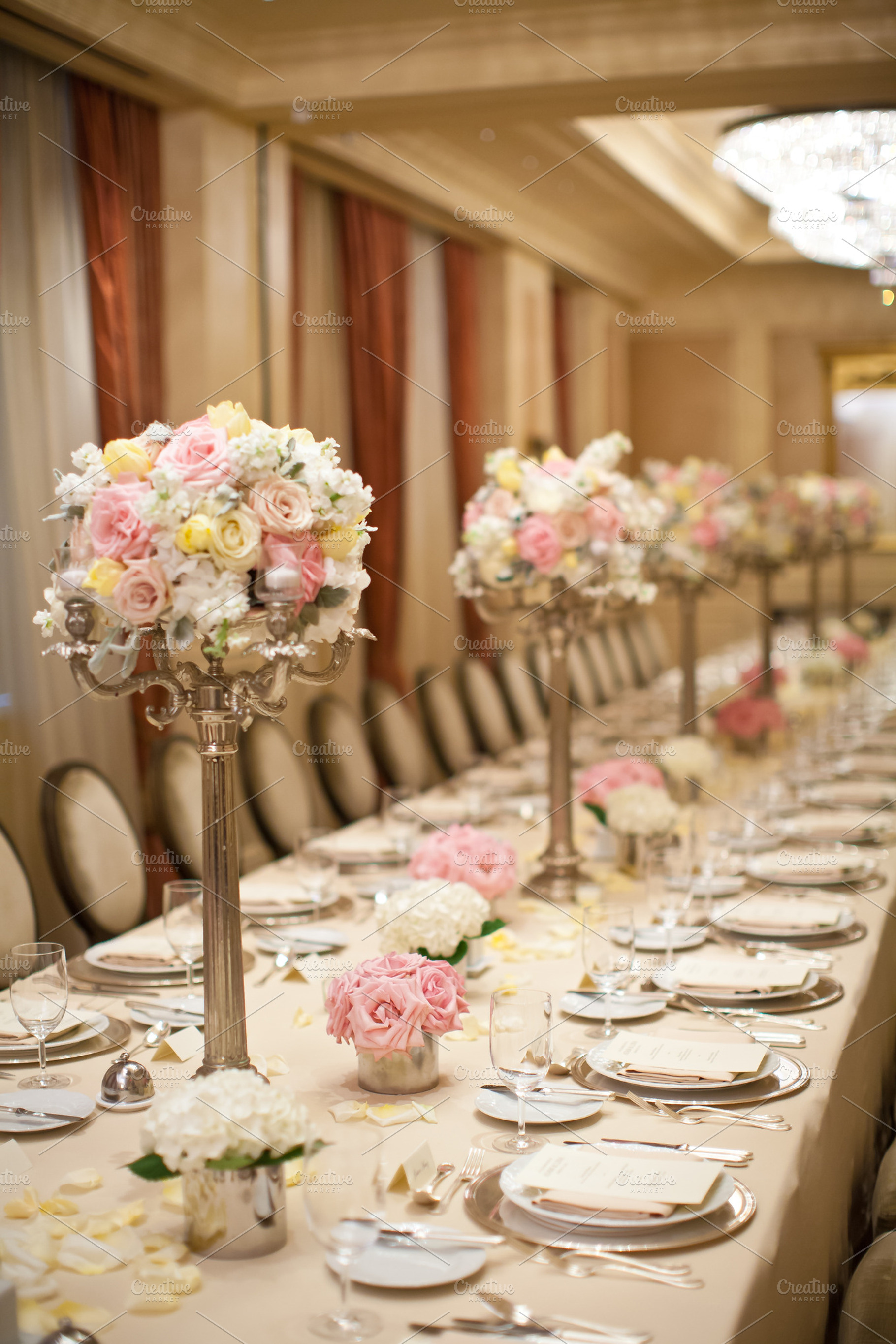 Dining table setting, a Photo by Stocklane