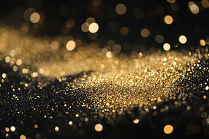 Captivating abstract splash of gold, a Photo by Pavel_design