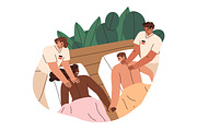 People in spa wellness salon set, a Healthcare Illustration by Good Studio (Thumbnail 5 of 10)