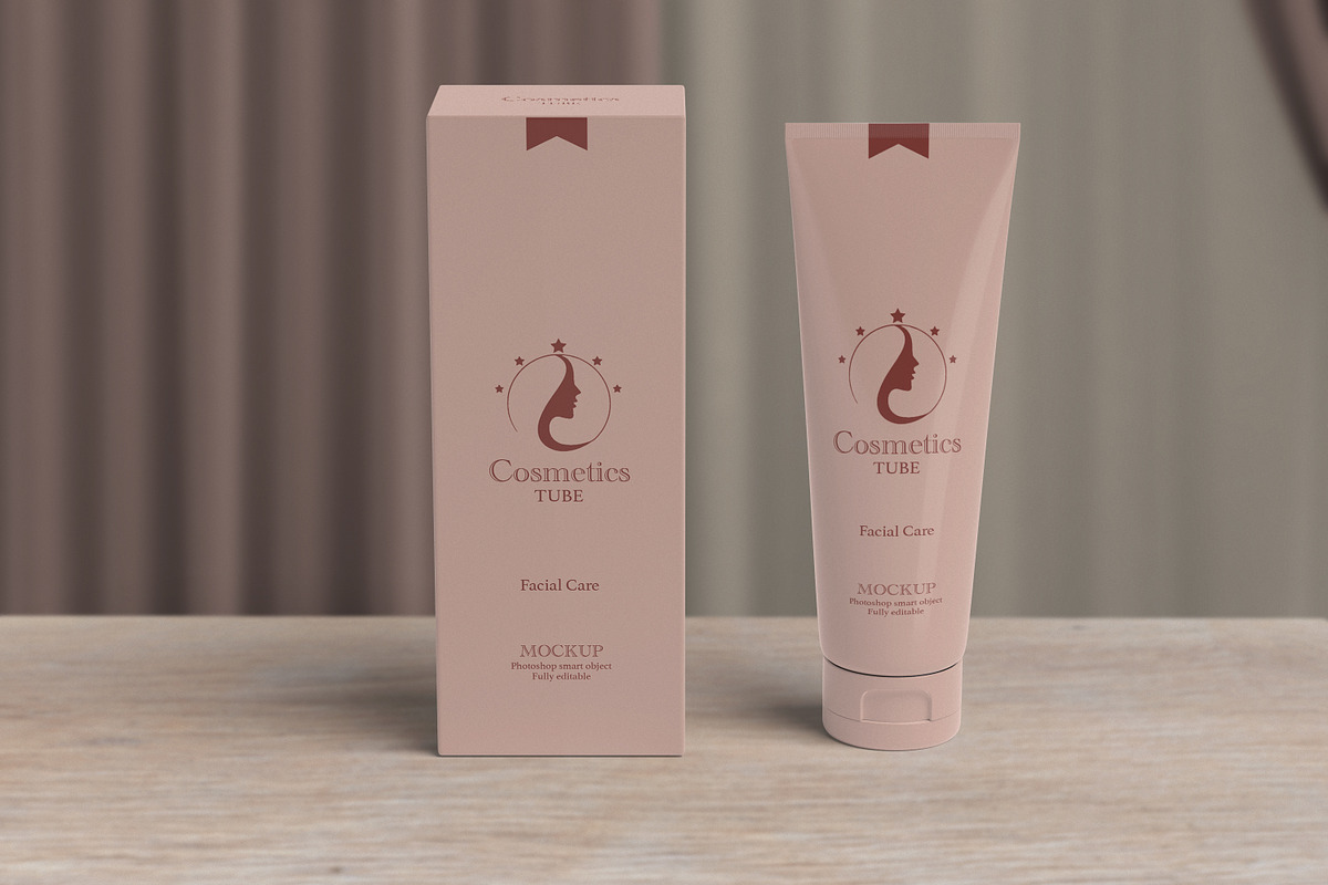 Cosmetics Tube Mockup, a Packaging Mockup by rahmatmoscae (Photo 3 of 20)