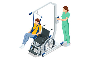 Isometric vector illustration, a Healthcare Illustration by Golden Sikorka