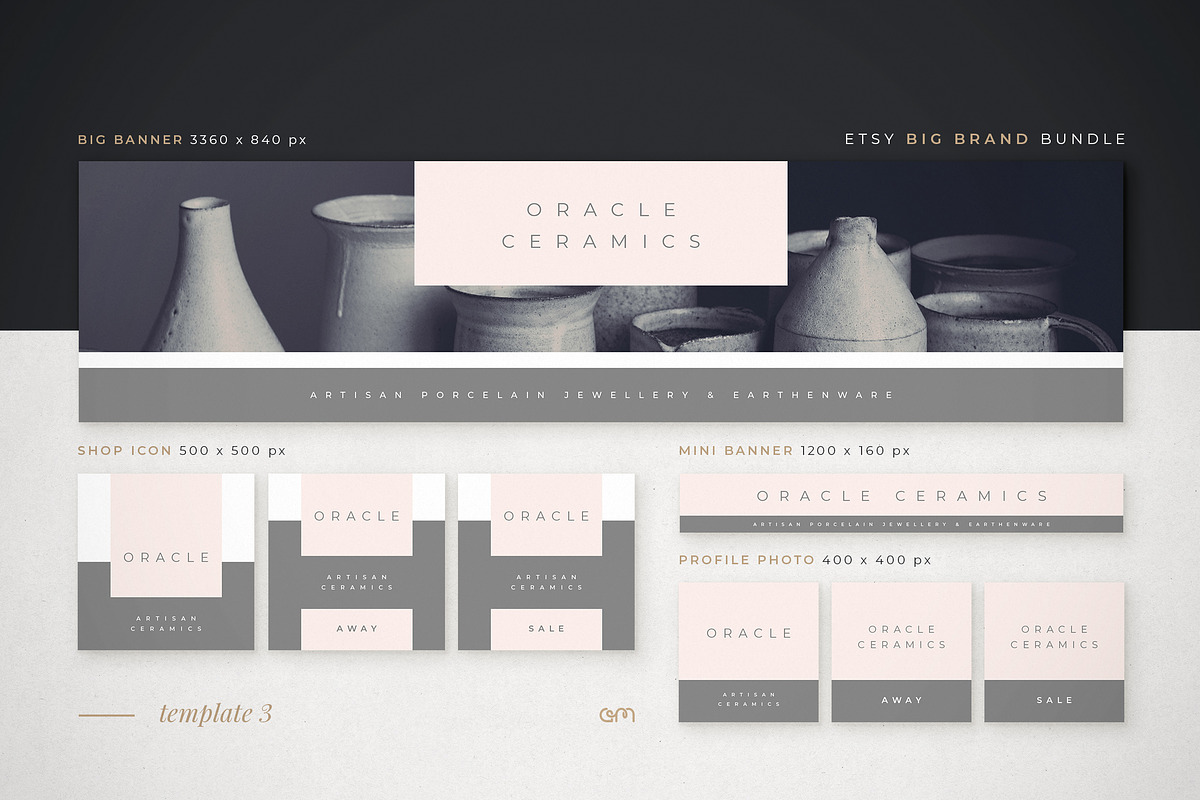 Etsy Big Brand Bundle, a Branding & Logo Template by AM Studio (Photo 6 of 23)