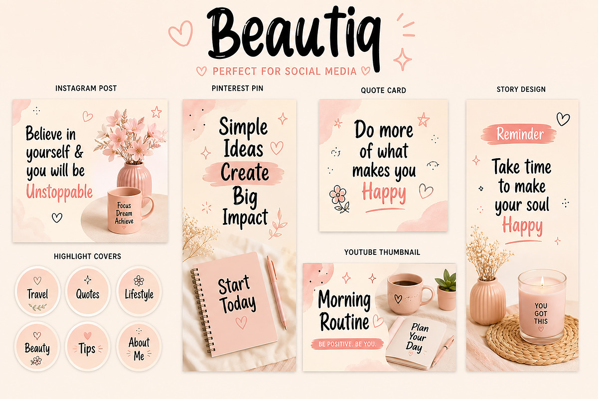 Beautiq, a Script Font by Wow Magic (Photo 4 of 4)