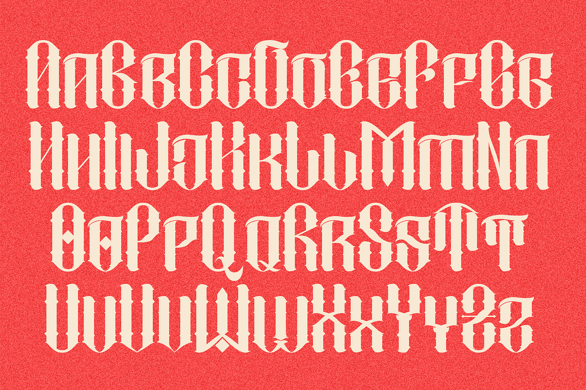 Thornebloods - Blackletter Font, a Blackletter Font by Aksapix Studio (Photo 6 of 10)