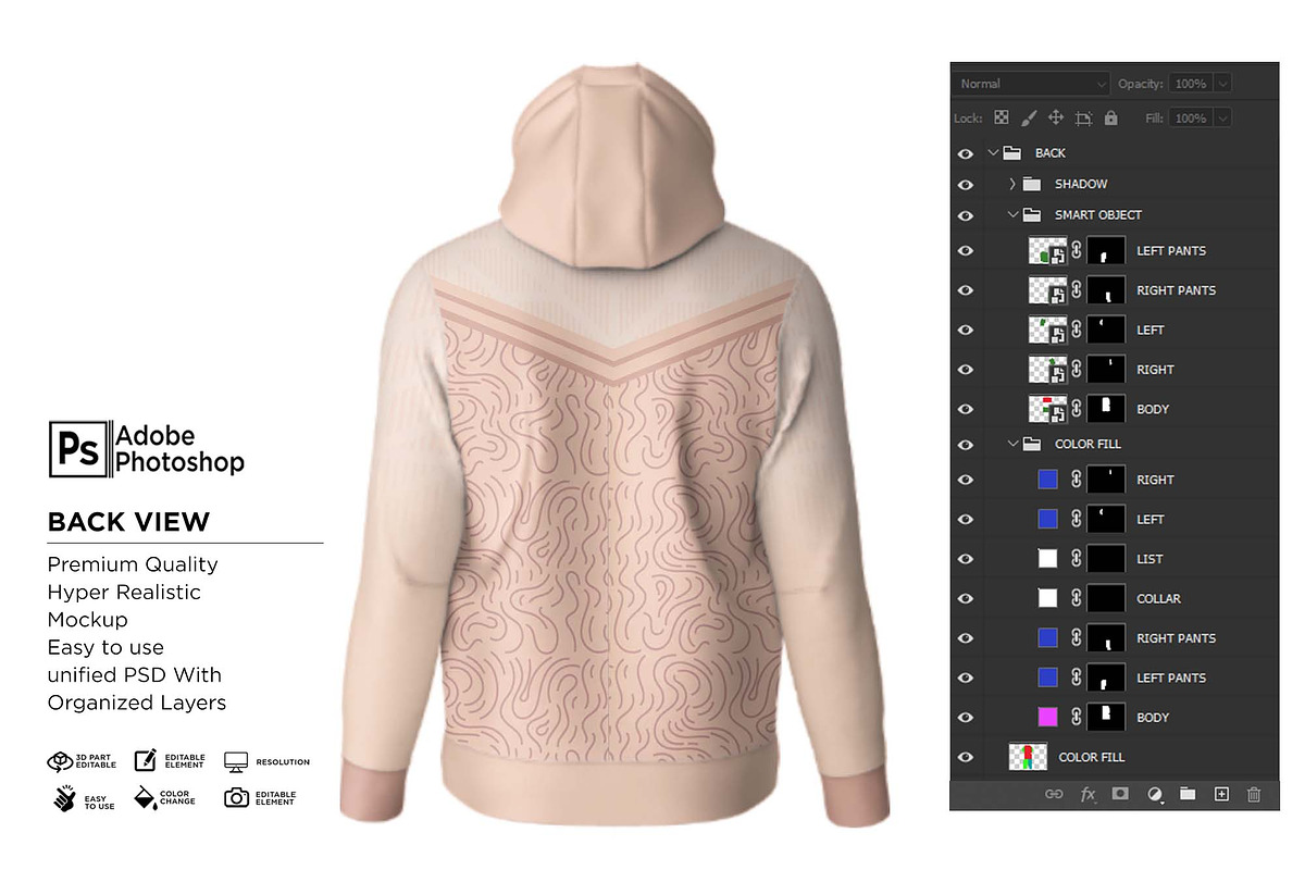 Drafting Mens Zip Up Hoodie Mockup, a Hoody Mockup by Nanggroe Scripting (Photo 8 of 9)