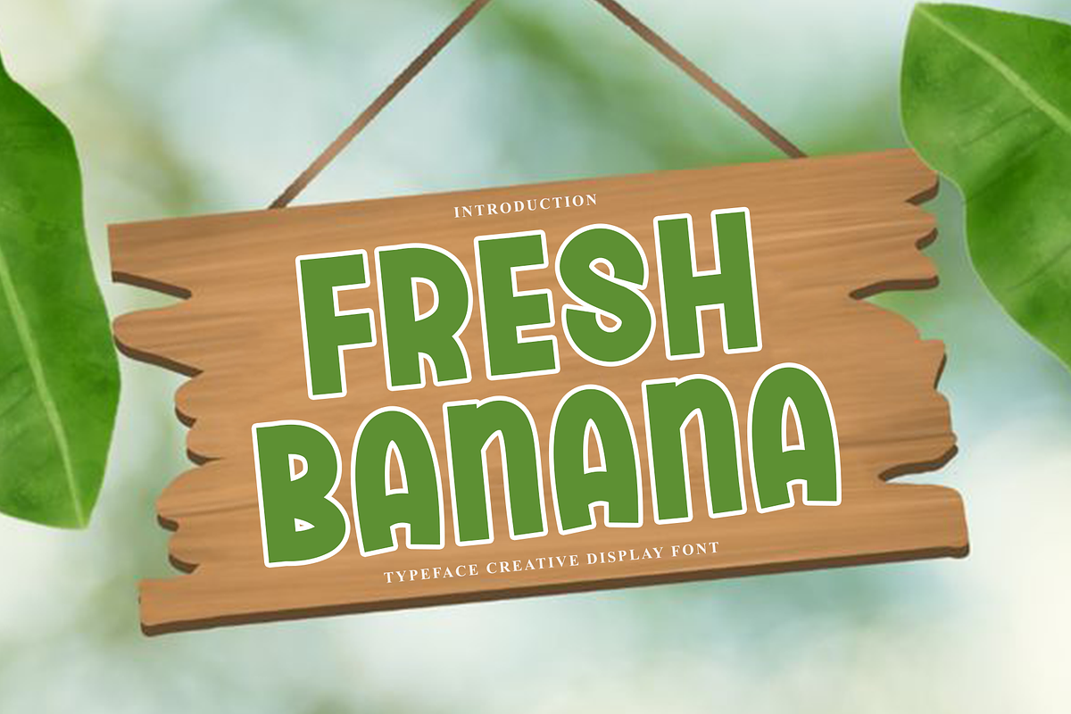Fresh Banana, a Script Font by FreshTypeINK (Photo 1 of 8)