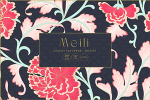 Meili Oriental Peony Pattern & Motif