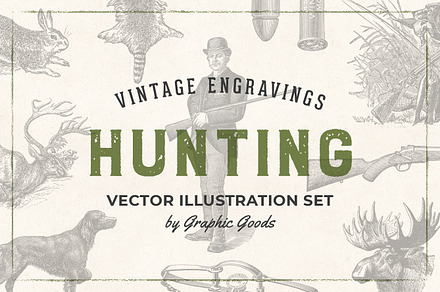 Hunting - Vintage Illustrations